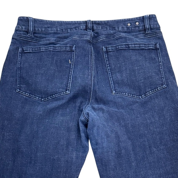 CAbi #5691L Size 12 Deep Sea Dark Wash Flared/Bootcut Trouser Jeans NWOT - Picture 4 of 7